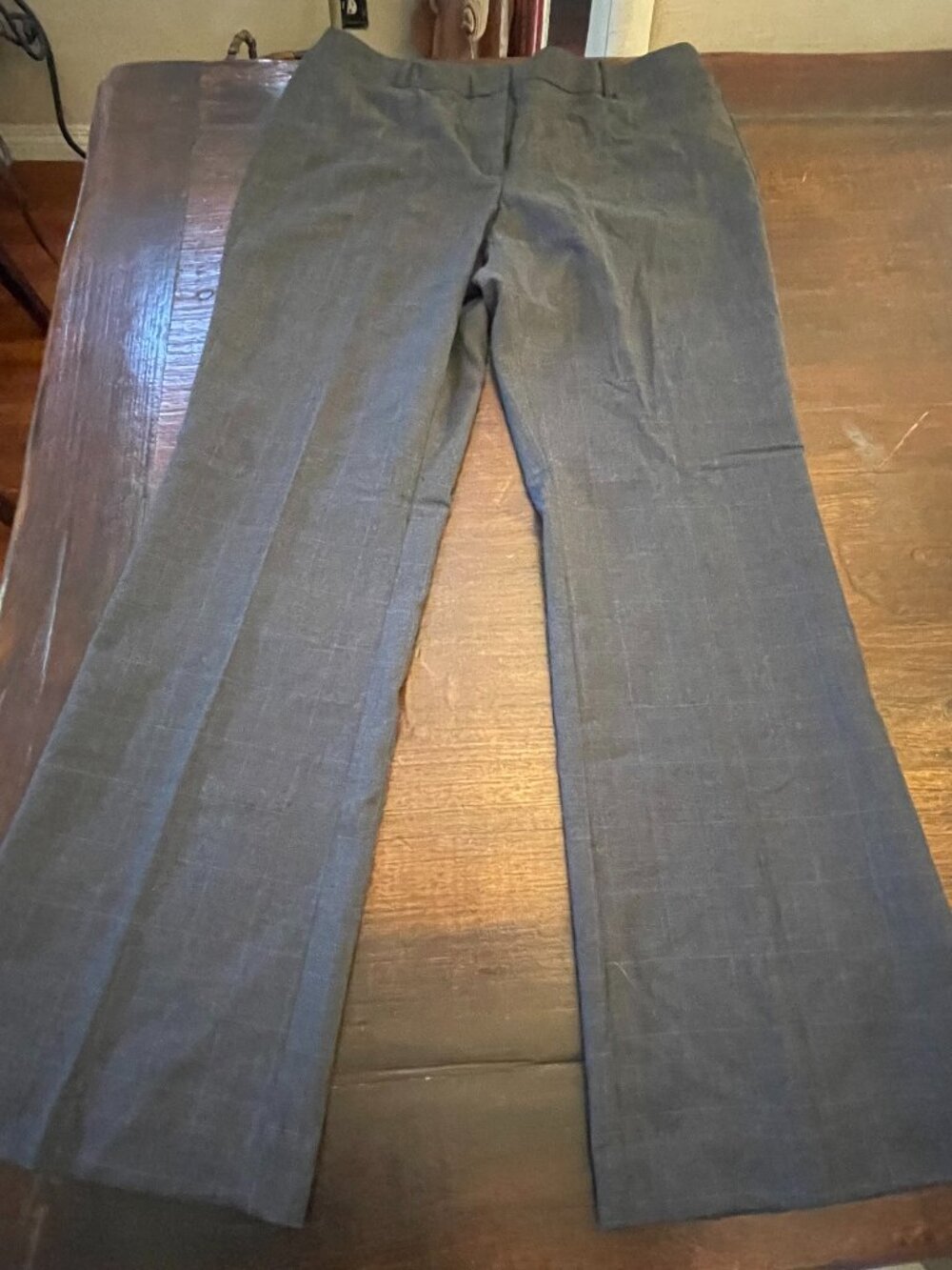 Worthington Women's Gray Pants/Trousers Curvy Fit Career Trouser Leg Size 14 NWT